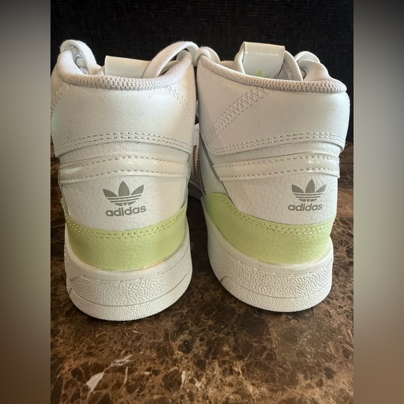 Adidas. Wmns Drop Step XL \'White Almost Lime\'. Size 5.5.